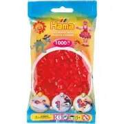 Hama - Beads 1000 Pieces Bag Red - Gdhama from Tates Toyworld