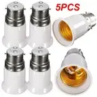 10x B22 To E27 Light Socket Adapter Bayonet Lamp Base To Edison E27 Bulb Screws
