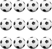 Brybelly Foosball Balls - Red Textured, Black & White Soccer, White, Glow Balls – for Standard Foosball Tables & Classic Tabletop Soccer Game Balls