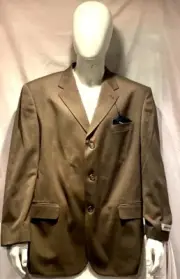NWT Men's Bert Pulitzer 46R Regular Sport Coat Blazer Sutton Greyish Brown Color