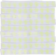TOGEVAL 100Pcs Fluorescent Glow Dark Stickers for Safety Marking Luminous Decals for Pathway Property Lines and Hazardous Areas Self Adhesive Warning Labels