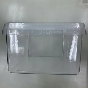 【嚴選SHOP】1入含蓋 八結蛋捲盒 餅乾盒 2000CC保鮮盒 PP盒 密封盒 透明塑膠盒 蛋捲桶 包裝盒【S040】