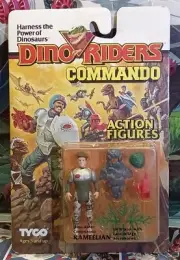 TYCO DINO-RIDERS COMMANDO KAMEELIAN vintage figure 1989 action *UNOPENED*