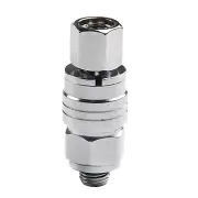 "Chrome-Plated Quick Disconnect Coupling for Scuba Diving BCD Regulator"