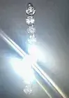 AMI x Swarovski Single drop earring, Large Clear Crystal.