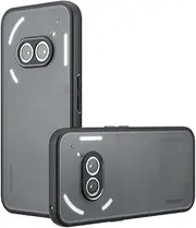 TQLGY Matte Case for Nothing Phone 2a / Nothing 2a Plus 6.7-Inch, Shockproof Military Grade Drop Protection, Frosted Translucent Skin-Touch Hard Back Slim Phone Cover, Black