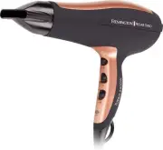 Remington Pro-Air Turbo Hair Dryer, Ceramic & Ionic, Includes Diffuser & Brush