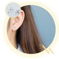 在飛比找momo購物網優惠-【NANA】娜娜 文青小音符耳針 NA051714(耳針)