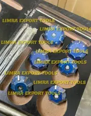 Volvo 5Cylinders Turbo Heads Valve seat Cutter Set Carbide Tipped3Angle Cut BEST