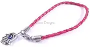 [Round 5] Hamsa Shamballa Friendship Bracelet Evil Eye Charm Kabbalah Hand Of Fatima Red