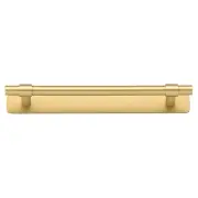 Helsinki Cabinet Pull w BackplateCTC160mm Brushed Gold PVD