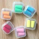 20Pcs Hot Portable Clear Mini Storage Box Earplugs Container Casket Plastic