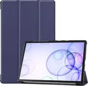 Kepuch Custer Case for Samsung Galaxy Tab S6 10.5 SM-T860 SM-T865,Ultra-Thin PU-Leather Hard Shell Cover for Samsung Galaxy Tab S6 10.5 SM-T860 SM-T865 - Blue