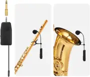2.4G Wireless Instruments Microphone Saxophone Portable Handheld Mini Mic