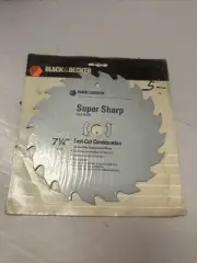 Black & Decker Super Sharp Saw Blades 7-1/4” 73-007 NOS