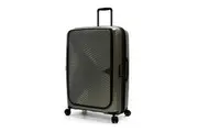Tosca Space X 29" Trolley Checked Hard Back Travel Luggage Suitcase - Champagne