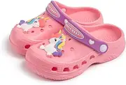 [KidRtsk] Toddler Kids Boys Girls Cute Garden Water Clogs Slip On Sandals Slides Lightweight Slipper Outdoor Summer Swimming Pool Infant Children Beach Pool Shoes