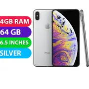 Apple iPhone XS Max (64GB, Silver) Australian Stock - Grade (Excellent)
