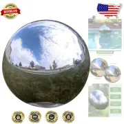 10-Inch Reflective Silver Gazing Globe Ball – Perfect for Indoor & Outdoor Use