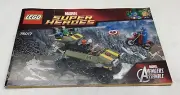 Lego Marvel Super Heroes Manual For 76017 Cap America Vs Hydra NO BRICKS