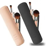 3pcs Travel Makeup Brush Holder Silicone Cosmetic Brushes Bag Makeup Sponge Case