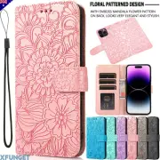 For iPhone 16 16e 15 14 13 12 Pro Max Plus Wallet Case Leather Cards Flip Cover