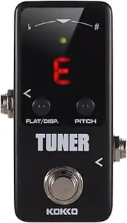 Tuner Pedal, FTN2 Mini Chromatic Guitar Tuner Pedal with LED Display True Bypass Guitar Effects Pedal for Music Instrument Accessories