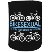 Alcohol Stubby Holder - Bikesexual Cycle Cycling Bike - Funny Novelty Birthday Gift Joke Beer