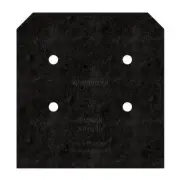 Simpson Strong-Tie Post Base Side Plate Decorative Powder-Coated Steel Black