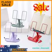 Metal Folded Book Cookery Book Stand Baking Recipe Holder Kitchen Book Rest
