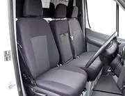 DK72P3 Tailored Van Seat Covers for Mercedes Sprinter 2006 - on , Volkswagen Crafter - with fold down table