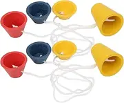Grcfumo 2 Set Winter Tees, Soft Rubber Winter Golf Tees, 4 Different Sizes Ball Tees, Winter Ball Tee Accessory for Games