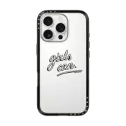 iPhone 16 Pro Impact Lite Case Girls Can Clear by Martina Martian