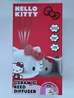 New Hello Kitty Face Red Bow Ceramic Reed Diffuser Vanilla Oil In Box By Sanrio