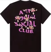 ASSC Anti Social Social Club X PAUL FRANK LOUNGE DARK CHOCOLATE MENS Medium TEE