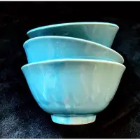 在飛比找蝦皮購物優惠-#台灣製造古早陶碗#青色手繪上釉老碗#藍色青花碗#復古碗#古