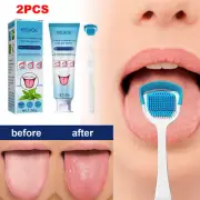 2PCS Tung Gel Paste Tongue Cleaner Breath Mouth Freshner Neutralises Bad Breath