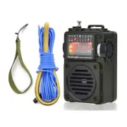 RF750 HRD-700 Shortwave Radio AM/FM/SW/WB BLUETOOTH 5.0 Speaker Rechargeable