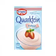Dr.Oetker Quarkfein Quark STRAWBERRY Dessert -PACK OF 1 -FREE SHIPPING