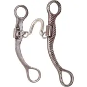 Classic Equine Rasp Straight Shank Bit With Ported Chain 7-Inch Null
