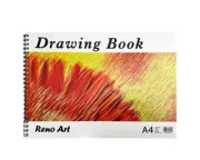 A4 Size 30 Sheets Drawing Book Artist Hard Cover Sketch Paper Sketchbook Reno