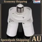 3/4 in1E27 Base Socket Splitter Light Lamp Bulb Adapter(E27-4E27) AU