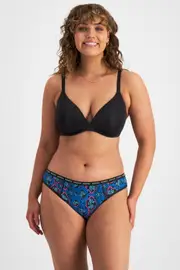 [Bonds] Bonds Women's Cotton Bloody Comfy Cotton™ Period Bikini Moderate in Pop Python Size: 8, Moisture-Wicking 8 Pop Python