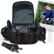 Large Camera/Video Padded Carrying Bag for Nikon 1J1, 1V1, Df, D70, D90 Camera
