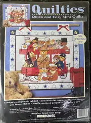 Dimensions Quilties "Teddies on Parade" by Charles Wysocki #72163 Size 14" x 12"