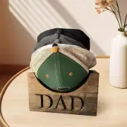 Dad Hat Holder Box from Son Present Hat Display Stand for Daddy Dad New Year