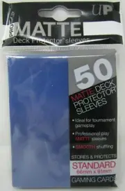 Ultra Pro 50 Blue Pro Matte Gaming Card Sleeves