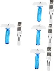 Mobestech 4sets Air Conditioner Fin Comb Set Ac Coil Comb Tool Radiator Condenser Cleaner Air Conditioner Cleaning Kit 2pcs*4