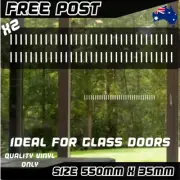 Safety Glass Door Stickers Decal Vinyl Sliding Lines Window Hazard Protection