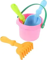1 Set Beach Sand Portable Shovel Bucket for Outdoor Play Creative Sand Tools for Activities for Imaginative Play and Sharing with Friends Random Color